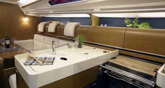 Dehler 46 galley ©  SW